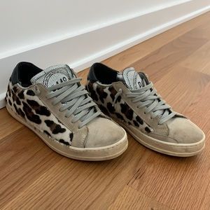 P448 John Leopard Print Sneakers
